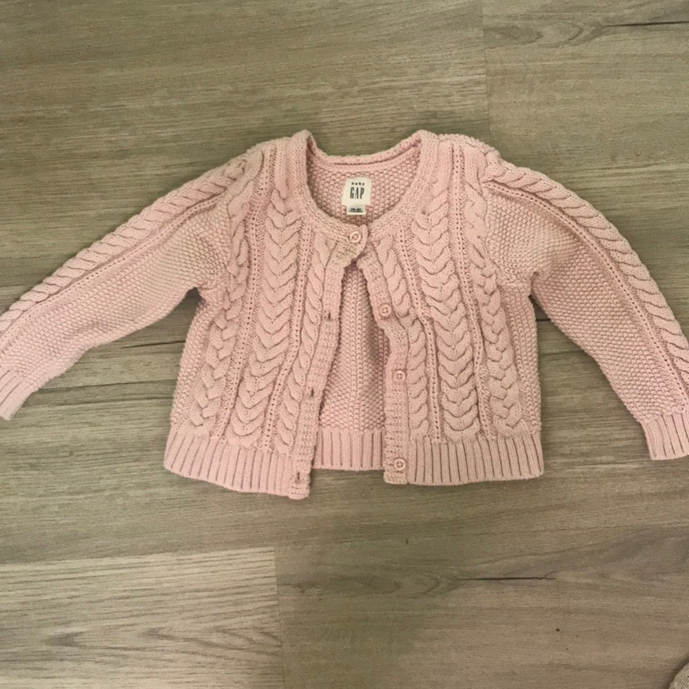 Gap light pink sweater 18-24 months